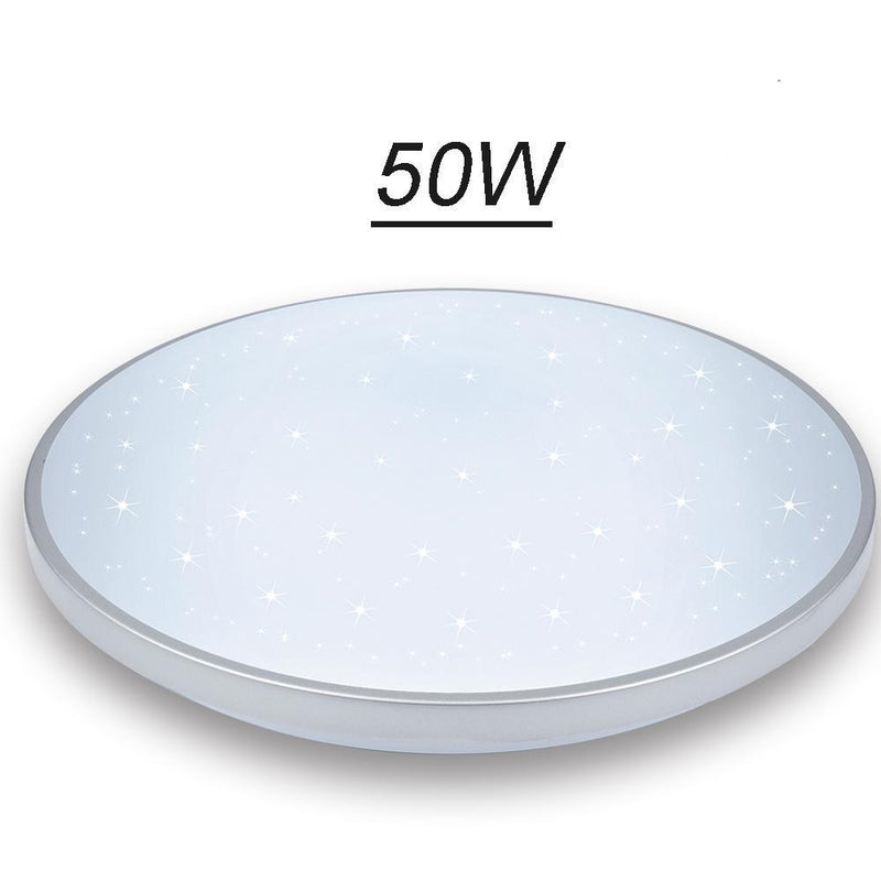 Online Shop Vingo Runde 50W LED Deckenleuchte Sternenhimmel (Kaltweiß/Warmweiß/Farbwechsel/Dimmbar)