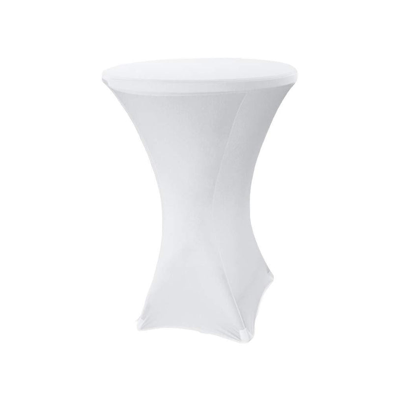 Wolketon Onlineshop Günstig Kaufen Weiß Stretchhusse für Bistrotisch/Stehtisch Größe:Ø 60-110 cm