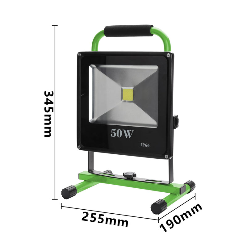 hengda-2x-50w-led-kaltweiss-grun-akku-strahler-mit-teleskop-stativ