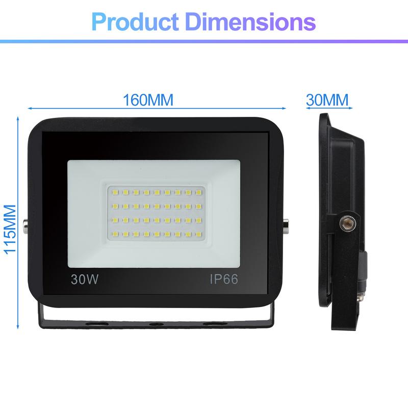 Hengda 10W bis 100W Kaltweiß/Warmweiß/RGB Fluter