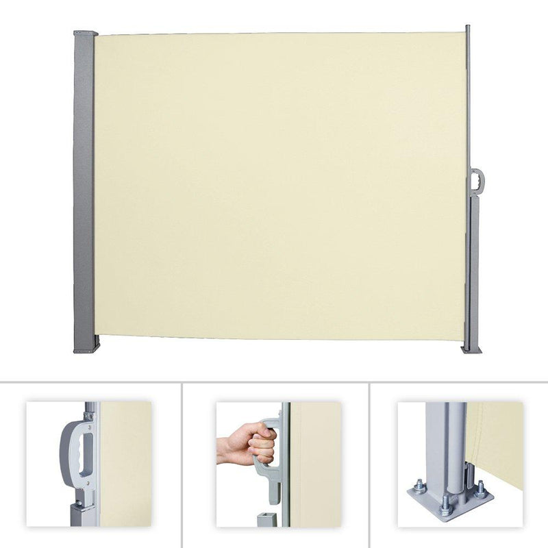 Wolketon Onlineshop Günstig Kaufen Seitenmarkise 160x300cm Beige Sonnenschutz Sichtschutz