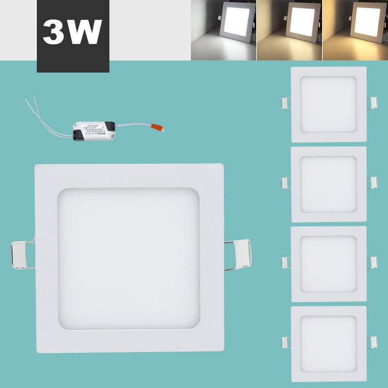 Wolketon Onlineshop Günstig Kaufen 10x Runde LED Panel Farbwechsel 3 in 1 Einbauleuchte Deckenstrahler