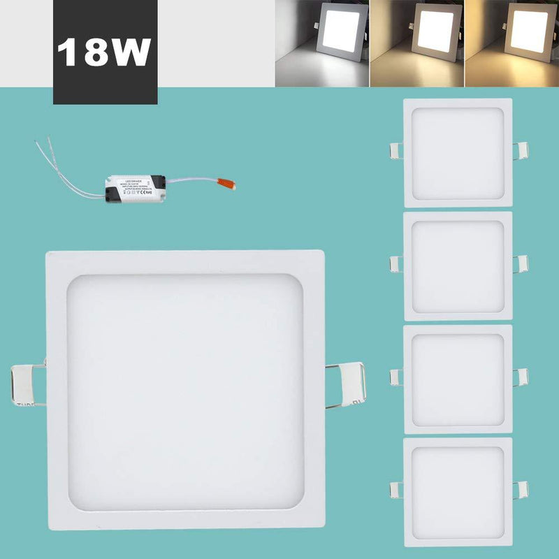 Wolketon Onlineshop Günstig Kaufen 10x Runde LED Panel Farbwechsel 3 in 1 Einbauleuchte Deckenstrahler