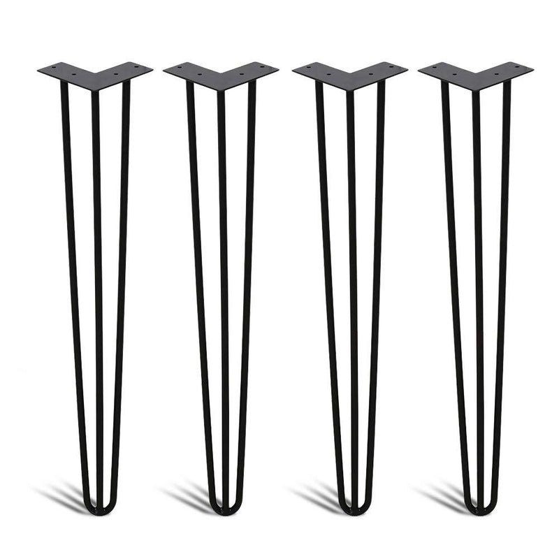 Wolketon Onlineshop Günstig Kaufen 4er Hairpin Legs Schreibtisch Tischbeine 40cm 3 stange