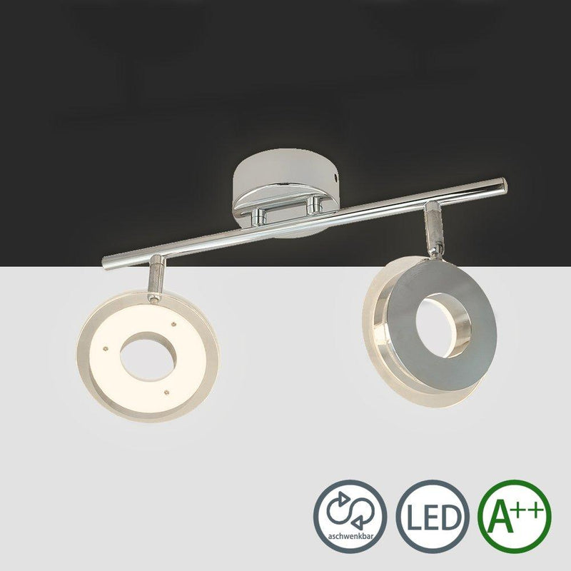 Wolketon Onlineshop Günstig Kaufen 2x 6W Warmweiß LED Deckenstrahler Schwenkbar Moderne Runde