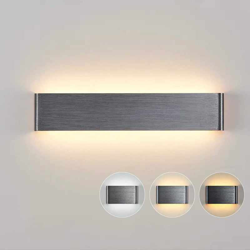 Wolketon Onlineshop Günstig Kaufen 36W Farbwechsel Silber LED Wandleuchte Modern Wandlampe