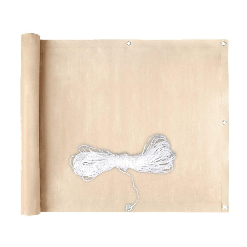Wolketon Onlineshop Günstig Kaufen Balkonbespannung 75x600cm Beige