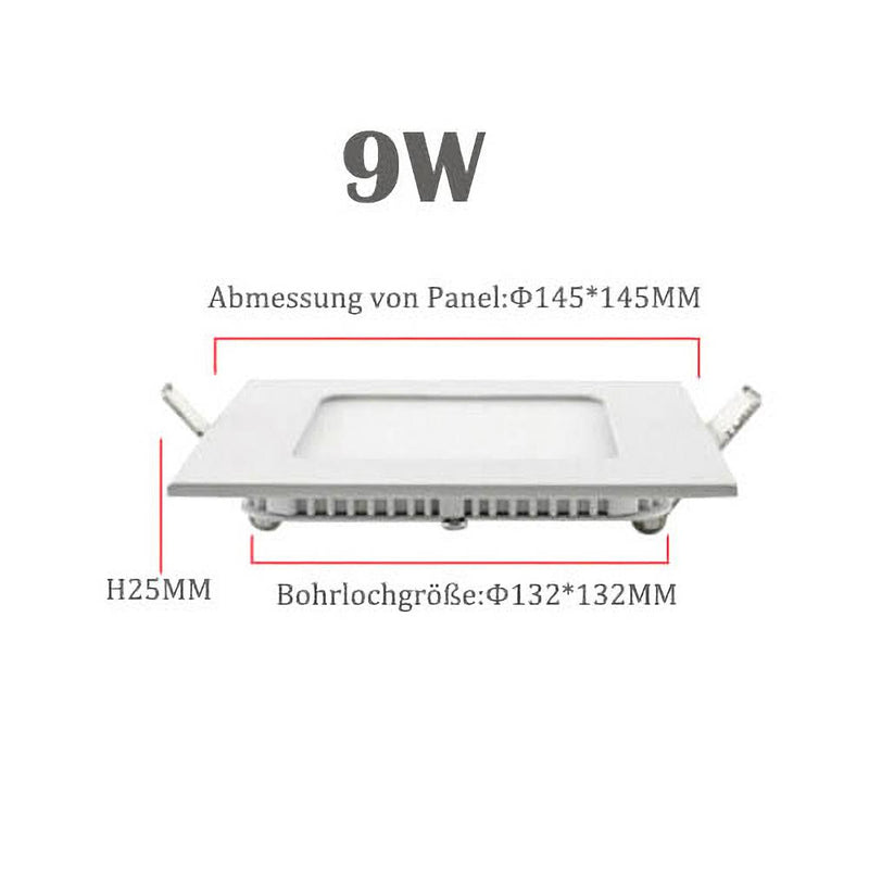 Wolketon Onlineshop Günstig Kaufen 10x Runde LED Panel Farbwechsel 3 in 1 Einbauleuchte Deckenstrahler