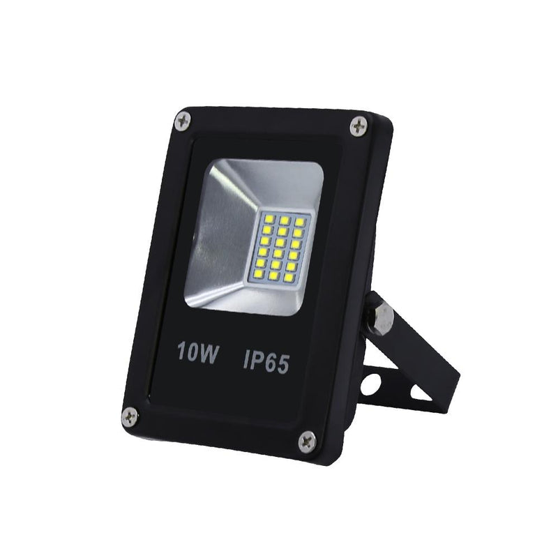 Hengda® LED Strahler 10W Kaltweiß Fluter Floodlight Flutlicht Außenbeleuchtung Wasserdicht IP65 Außenstrahler AC85 - 265V Außenstrahler Außenleuchte Wandstrahler mit Stativ