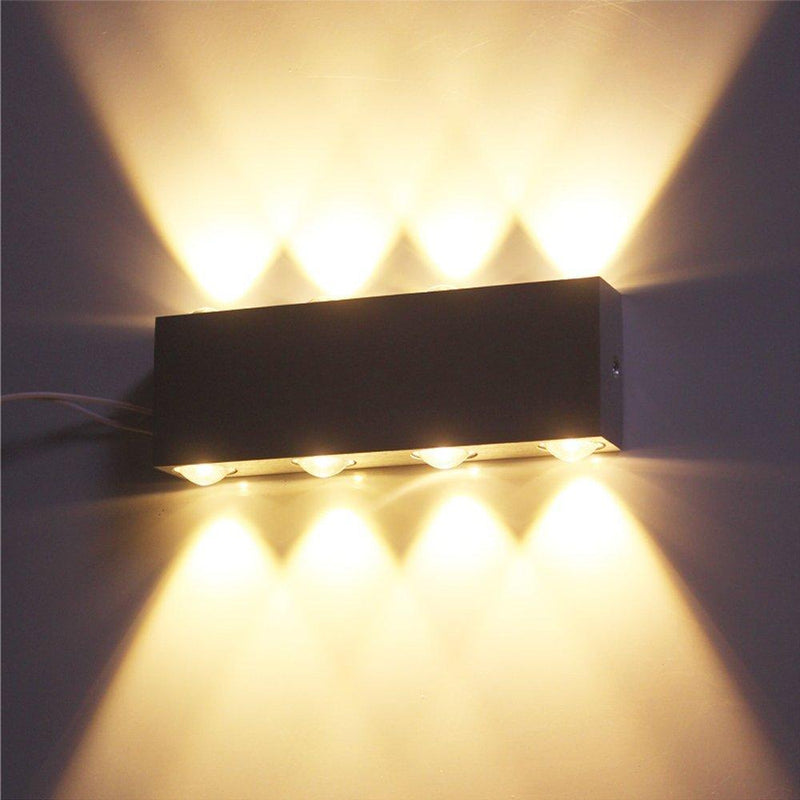 Wolketon Onlineshop Günstig Kaufen 8W Warmweiß LED Wandleuchte Modern Wandlampe