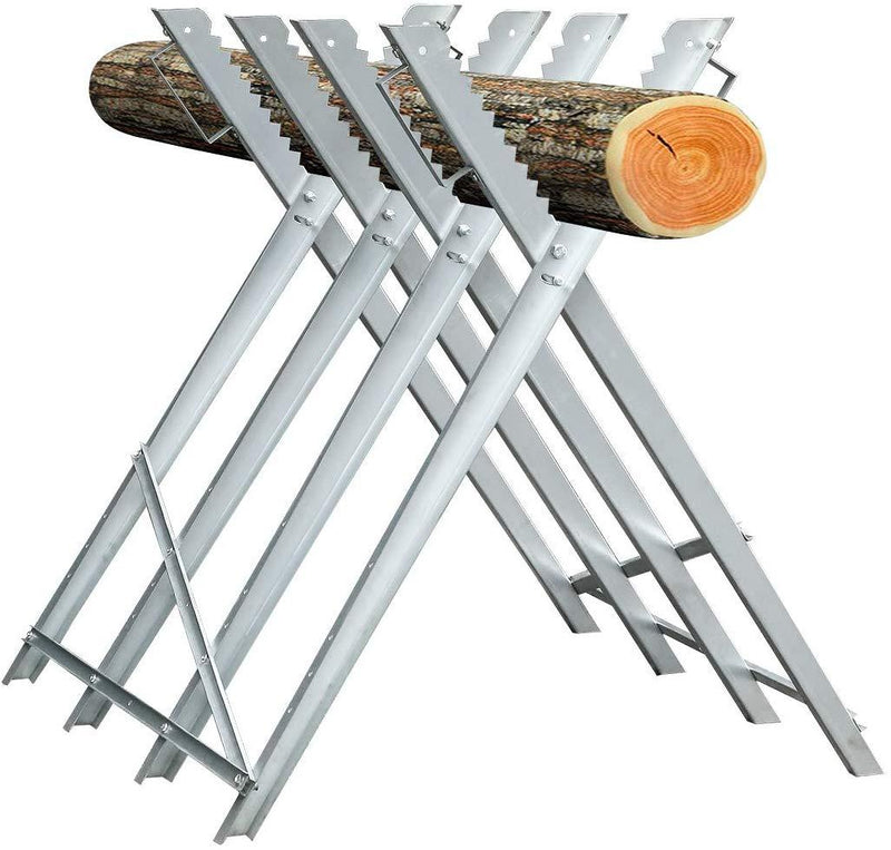 Wolketon Onlineshop Günstig Kaufen Sägebock Metall 150kg Belastbarkeit Für Kettensägen oder Handsägen