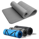 Wolketon Onlineshop Günstig Kaufen Grau Pilates Yogamatte Gymnastikmatte Rutschfeste Fitnessmatte 190 x 60 cm
