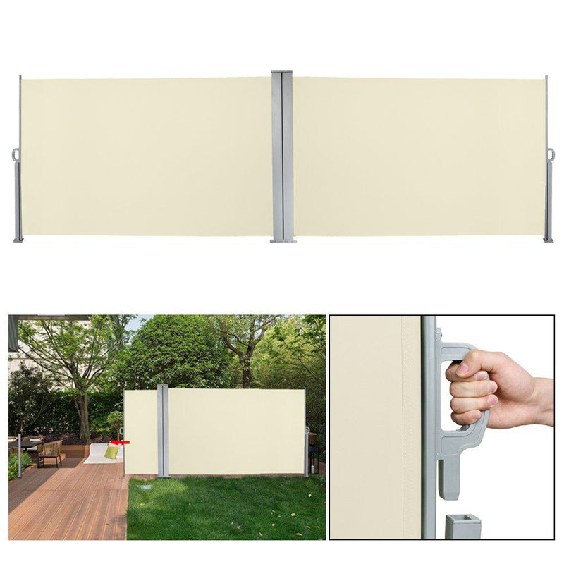 Wolketon Onlineshop Günstig Kaufen Seitenmarkise 180x600cm Beige Sonnenschutz Sichtschutz