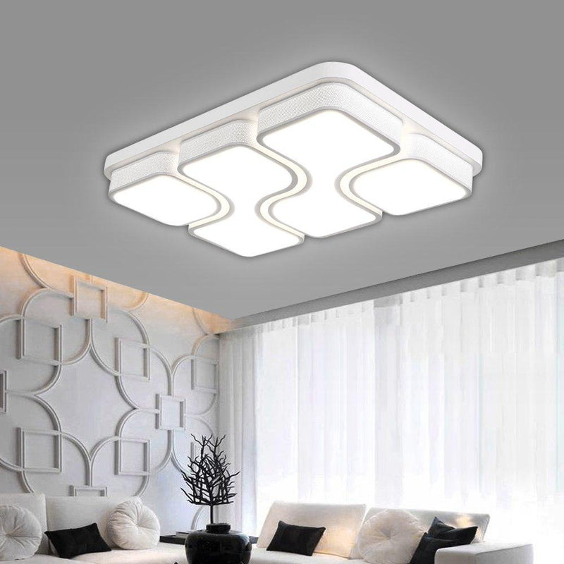 Wolketon Onlineshop Günstig Kaufen 64W Design LED Kaltweiß Deckenlampe