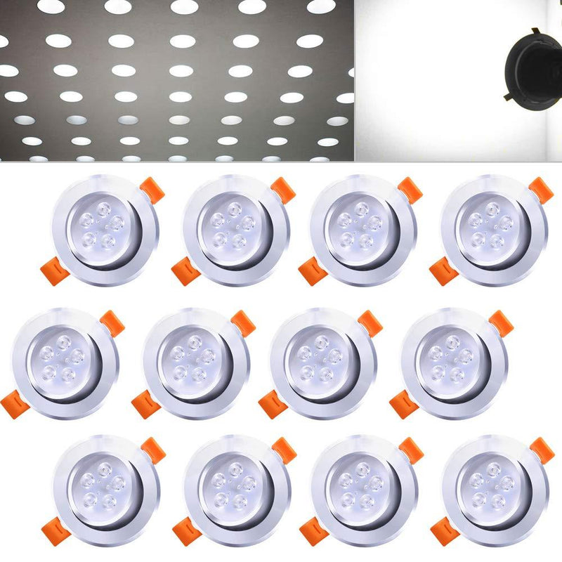 Wolketon Onlineshop Günstig Kaufen 12 pcs 5W Led Einbauleuchten set Kaltweiß  IP44