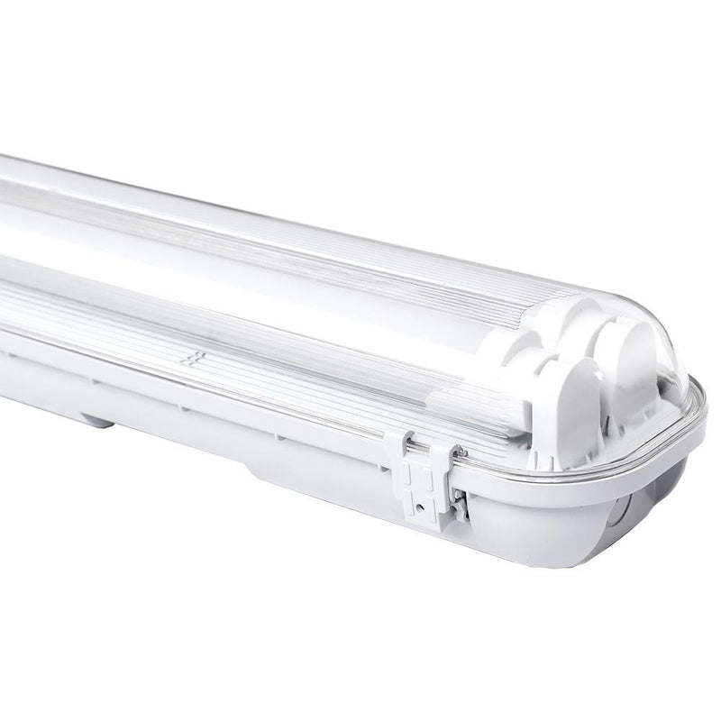 9W LED Feuchtraumleuchte Kaltweiß 60CM Wannenleuchte Leuchtstoff lamp Wasserdicht  IP65 Werkstatt Beleuchtung ( 2 Stücke, G13 )