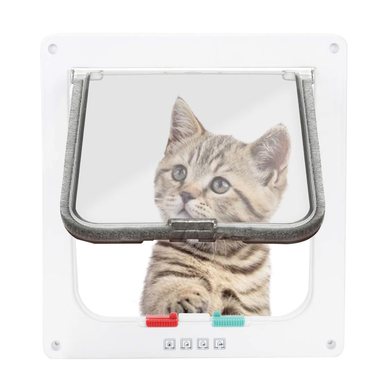 Wolketon Onlineshop Günstig Kaufen Katzenklappe 4 Wege Magnet-Verschluss L