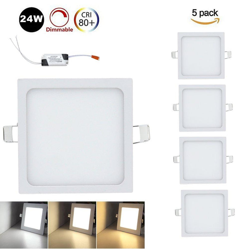 Wolketon Onlineshop Günstig Kaufen 10x Runde LED Panel Farbwechsel 3 in 1 Einbauleuchte Deckenstrahler