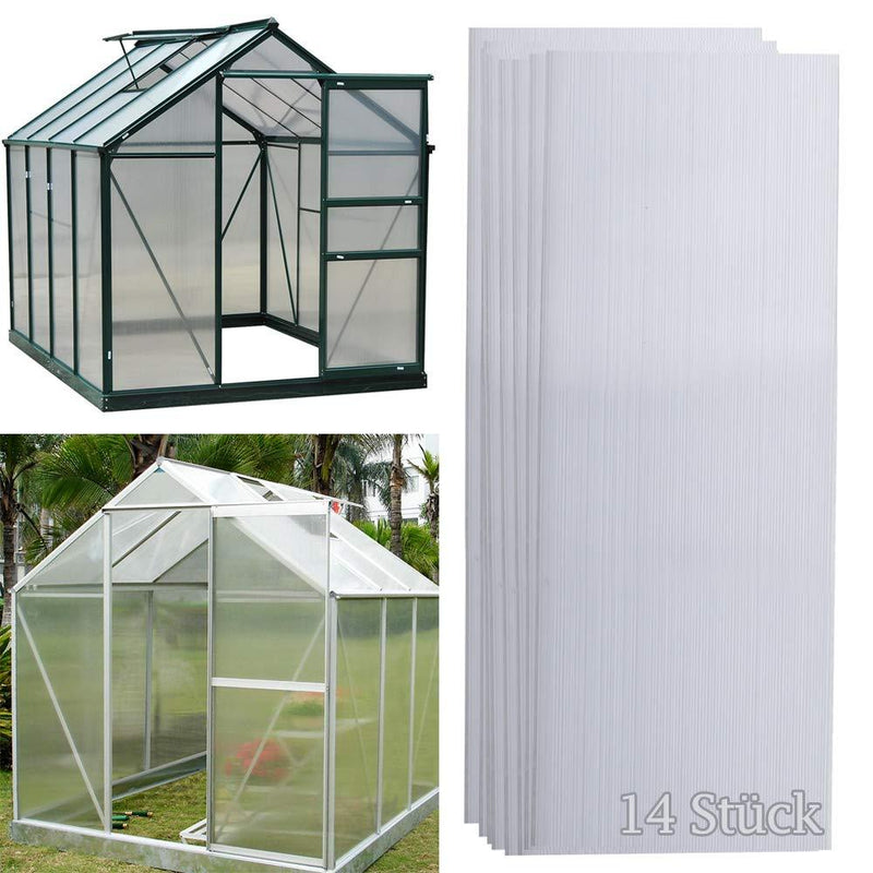 Wolketon Onlineshop Günstig Kaufen 14x Polycarbonat Hohlkammerstegplatten Garten Treibhaus Ersatzplatten