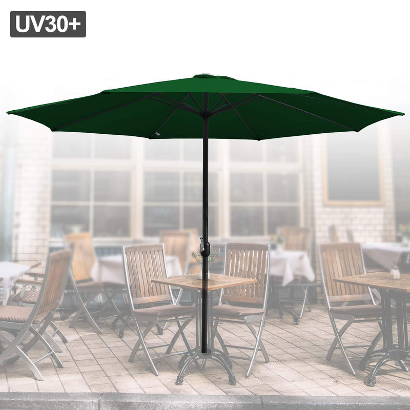 Wolketon Onlineshop Günstig Kaufen 3.5m Grün Sonnenschirm Höhenverstellbare Gartenschirm Marktschirm