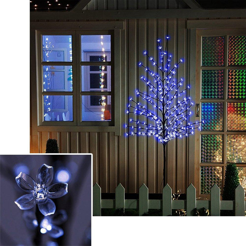 Wolketon Onlineshop Günstig Kaufen LED Kirschblütenbaum 220cm | Bunt | 220 LED Weihnachtsdekoration Lichterbaum IP44