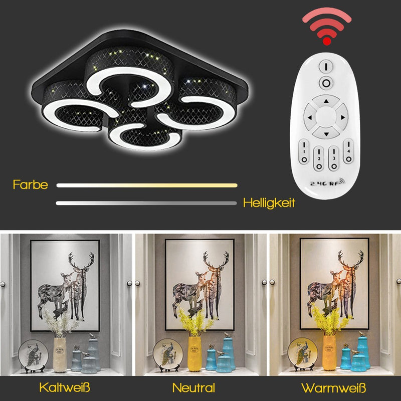 Wolketon Onlineshop Günstig Kaufen 10x Runde LED Panel Farbwechsel 3 in 1 Einbauleuchte Deckenstrahler