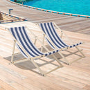 Wolketon Onlineshop Günstig Kaufen Holzliegestuhl klappbar für den Garten, Terrasse und Balkon 120kg max.