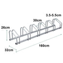 Wolketon Fahrradständer Aufstellständer Fahrrdhalter 2-6 Fach
