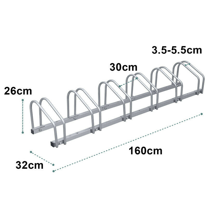 Wolketon Fahrradständer Aufstellständer Fahrrdhalter 2-6 Fach