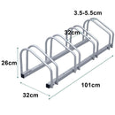 Wolketon Fahrradständer Aufstellständer Fahrrdhalter 2-6 Fach