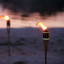 Wolketon 10x Gartenfackeln Set Deko Fackelöl Docht 90cm