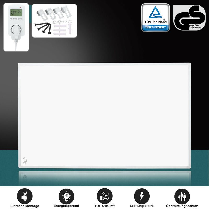 Wolketon Infrarotheizung Wandheizung mit Thermostat 600W