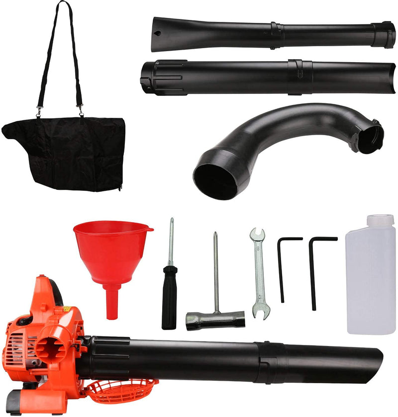 Wolketon Benzin Laubsauger 50L 3in1 Funktion Laubbläser