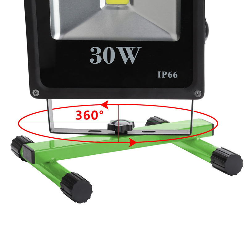 hengda-30w-led-kaltweiss-grun-akku-strahler-mit-teleskop-stativ