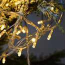 Wolketon Weihnachtsbaumkette LED Lichterkette IP44 8 Funktionen