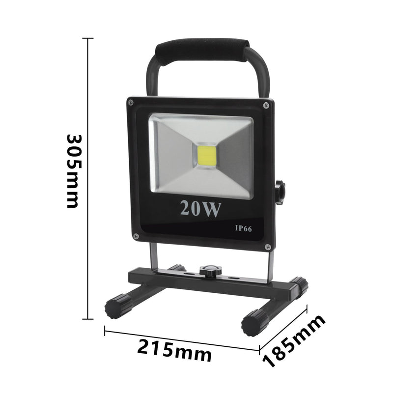 hengda-2x-20w-led-kaltweiss-schwarz-akku-strahler-mit-teleskop-stativ