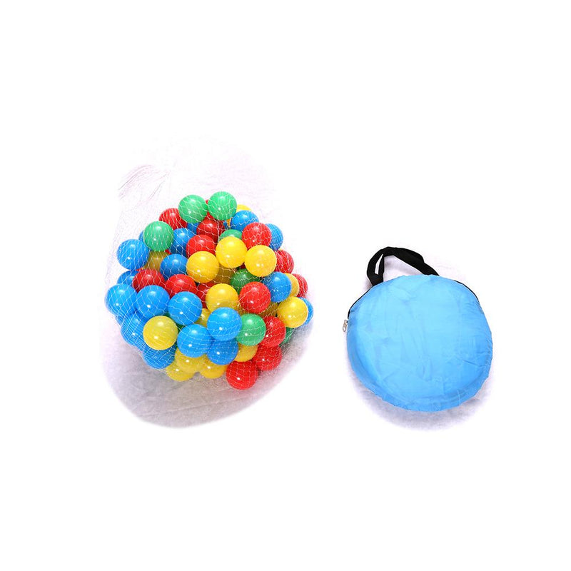 Hengda klappbar blau Zelt Kinderzelt mit 100 Bällen Navy Pop Up Faltbarer Ball Pool Cottage
