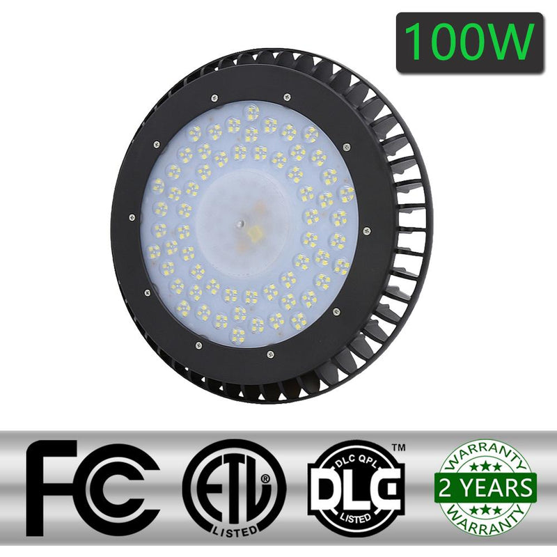 Wolketon Onlineshop Günstig Kaufen 100W UFO Hallenleuchte Hallenfluter Industrielampe Kaltweiß IP44