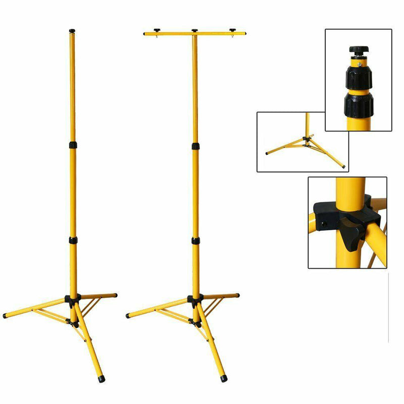 Wolketon Onlineshop Günstig Kaufen Stahlstativ Strahler Stativ Teleskop LED Fluter Arbeitslampe für Baustrahler