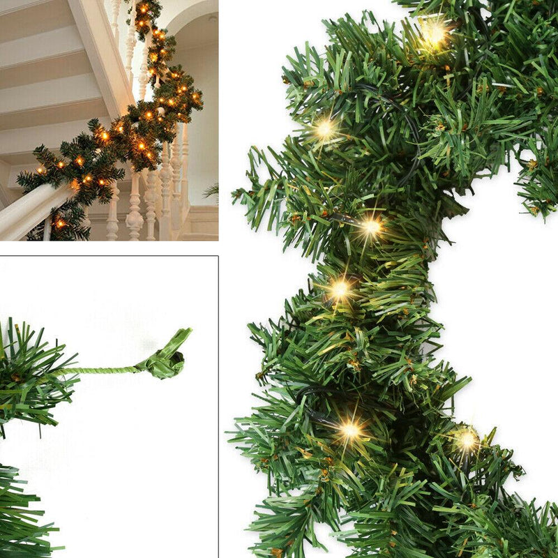 hengda-led-lichterkette-girlande-tannengirlande-wohnaccessoires-weihnachtsgirlande