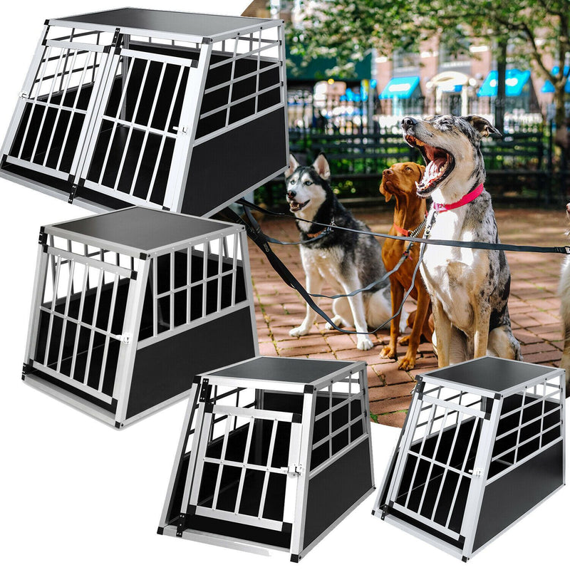 Wolketon Onlineshop Günstig Kaufen S/M/L/XL Hundetransportbox Hundebox Alu Transportbox Langlebig Kofferraumbox